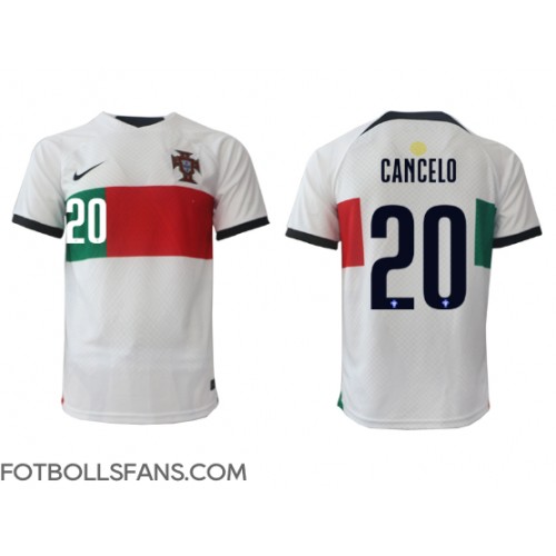 Portugal Joao Cancelo #20 Replika Bortatröja VM 2022 Kortärmad